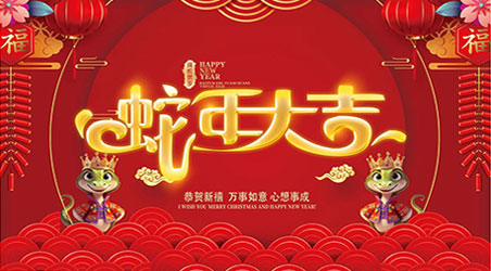 金蛇賀歲，新春快樂！